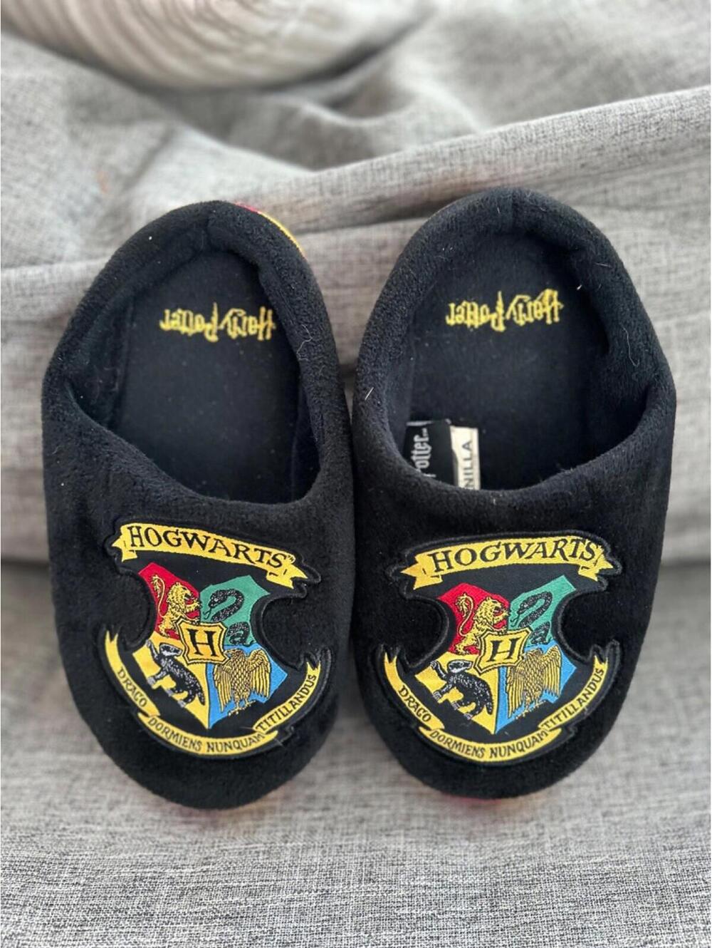 Harry Potter Hogwarts Mule Slippers Kids Size 2/3